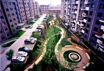 渭南小區綠化